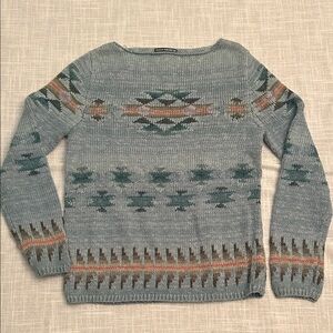 Ralph Lauren Aztec Pattern Knit Sweater